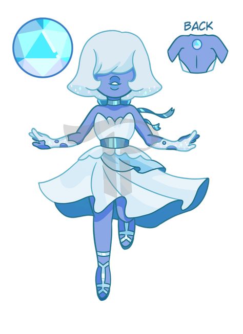 Powder blue sapphire by Cookiecat1384 on DeviantArt Sapphire Steven Universe, Adveture Time, Steven Universe Diamond, Steven Universe Oc, Steven Universe Anime, Steven Universe Au, Steven Universe Drawing, Steven Universe Funny, Steven Universe Characters