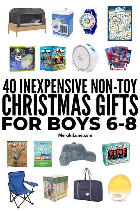 Non Toy Christmas Gifts For Boys, Gifts For Boys 8, Best Gifts For Boys 5-7, Toys For Boys 6-8, No Toy Gifts For Kids, Gifts For Boys 4-6, Christmas Gifts For 6 Year Boy, No Toys Christmas Gifts, Gift Ideas For Kids Who Have Everything