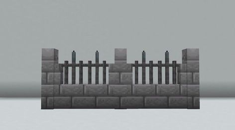 Minecraft Gothic Decoration, Minecraft Protection Wall, Minecraft Grave Stone Ideas, Minecraft Cemetary Ideas, Minecraft Headstone, Minecraft Spooky Decoration, Mc Wall Design, Minecraft Gothic Bedroom, Minecraft Gothic House Interior