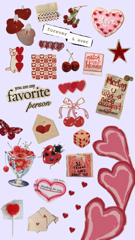 #love #myfirstshuffle #red #pink #collage #valentines Valentine Collage Ideas, Romantic Stickers Printable, Pink And Red Stickers, Valentines Stickers Aesthetic, Love Sticker Printable, Aesthetic Stickers Love, Red Scrapbook Aesthetic, Paper Hearts Aesthetic, Stickers Aesthetic Love