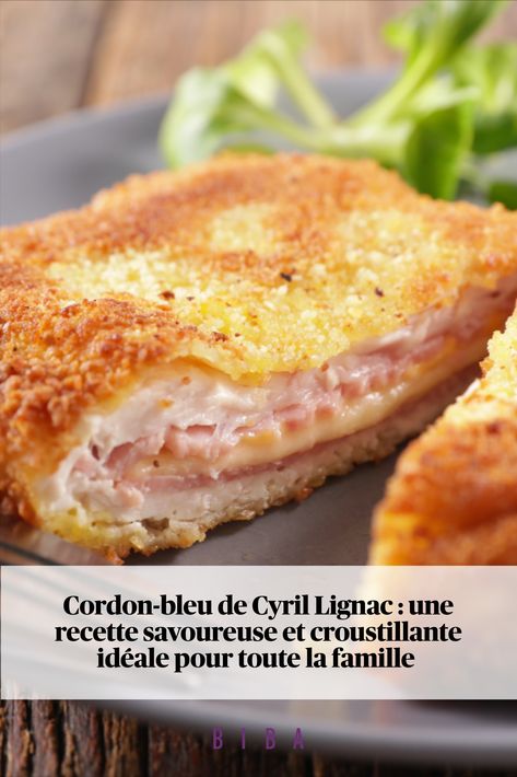 Easy French Recipes, Salty Foods, Quiche Lorraine, Chicken Cordon Bleu, Food O, Cordon Bleu, Batch Cooking, French Food, Chicken Dishes