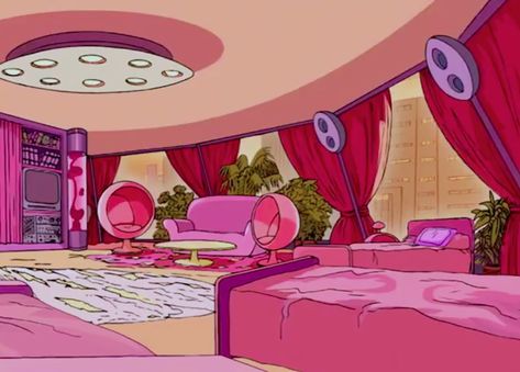 sai on Twitter: "thinking about the interior design in totally spies… " Arte Glitter, Totally Spies, Vintage Cartoon, A Cartoon, New Wall, Bel Air, My New Room, House Inspo, New Room