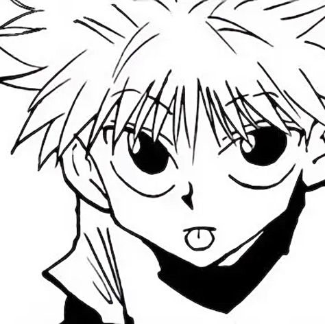 Killua Zoldyck, Daily Pictures, Anime Character, Black And White, Hair, Anime, White, Black