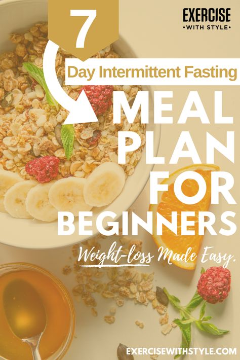 Fasting Drinks, Intermittent Fasting Meal Plan, Fasting Meal Plan, Meal Plan For Beginners, Intermittent Fasting Diet, 7 Day Meal Plan, Recipes For Breakfast, Fasting Diet, Diet Meal Plans