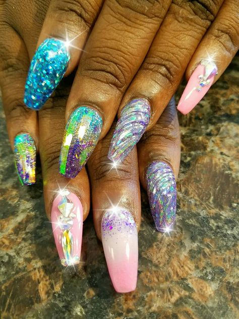 Dixie Nails Hsv, AL. Unicorn horn Unicorn Horn, Horn, Nails