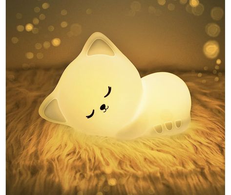 Cat Night, Cat Lamp, Cute Night Lights, Nursery Night Light, Baby Night Light, Kids Lamps, Cool Gifts For Kids, Kids Night, Led Decor