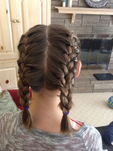 Beautiful French braids done my my best friend😉 Two French Braids, French Braids, My My, French Braid, My Best Friend, Best Friend, Hair Wrap, I Am Awesome, Braids