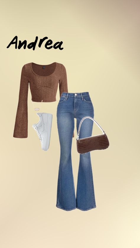 Bottom Outfit Ideas, Jeans Outfit Modest, Bell Bottom Outfit Ideas, Bottom Jeans Outfit, Bell Bottom Outfit, Wide Pants Outfit, Bell Bottom Jeans Outfit, Bell Bottoms Outfit, Outfit Modest