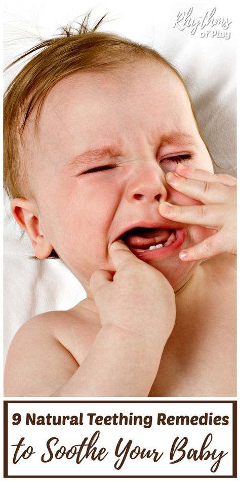 Natural teething remedies can provide much-needed teething relief to both infants and their parents. When our babies are in pain we are in pain. Soothe your teething baby with these natural teething tips and ideas! | Rhythms of Play Teething Tips, Baby Tooth Chart, Baby Teething Remedies, Teething Chart, Baby Remedies, Teething Remedies, Natural Teething Remedies, Teething Baby, Teething Relief