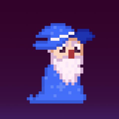 Magic wizard, free asset pack. This wizard has 8 different animations, perfect for any magic retro platformer game! Wizard Pixel Art, Pixel Art Characters 32x32, 8 Bits, Pixel Art Characters, Tile Art, Wizard, Animated Characters, Royalty, Pixel Art