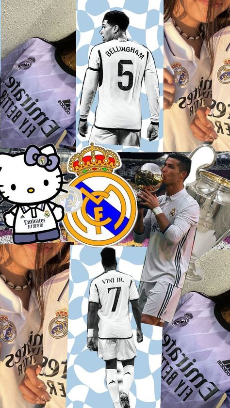 Collage del Real Madrid (el mejor equipo del mundo) Real Madrid, Diva, Madrid, Soccer, Collage, Football