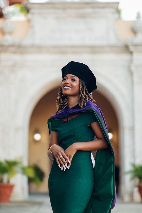 Odu Graduation Pictures, Graduation Pictures With Locs, Graduation Photos Washington Dc, Masters Degree Photoshoot Black Women, Grad School Photos, Graduation Dress Masters Degree, Doctoral Graduation Photoshoot, Law Photoshoot, Masters Degree Photoshoot Men