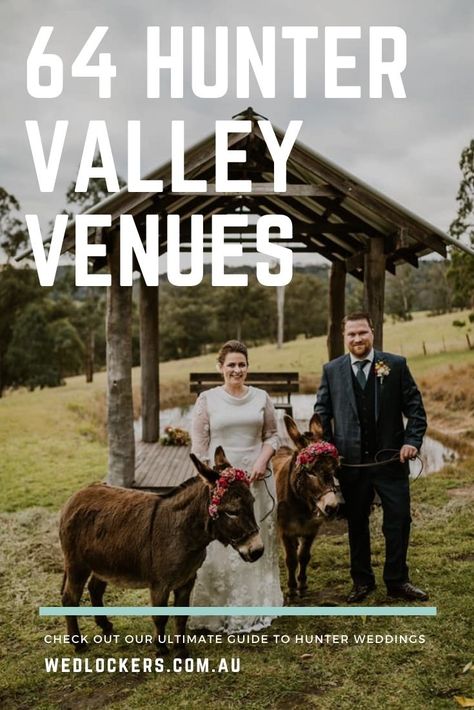 Get the complete list of Hunter Valley wedding venues. The Hunter Valley in NSW is one of Australia's best wedding destinations. From wineries to luxury resorts, farms and private estates - whatever style of destination wedding you're planning, there's plenty of options in our ultimate guide to Hunter Valley venues. #huntervalleywedding #huntervalleyweddingvenue #huntervalleyweddingvenues #huntervalley #donkey #uniqueweddingvenue #winerywedding #winecountry #luxuryweddingvenue Hunter Valley Australia, Wedding Venues Nsw, Amazing Wedding Venues, The Quarry Venue Knoxville, Best Wedding Destinations, Wedding Venues Yorkshire, Hunter Wedding, Hunter Valley Wedding, Wedding Destinations