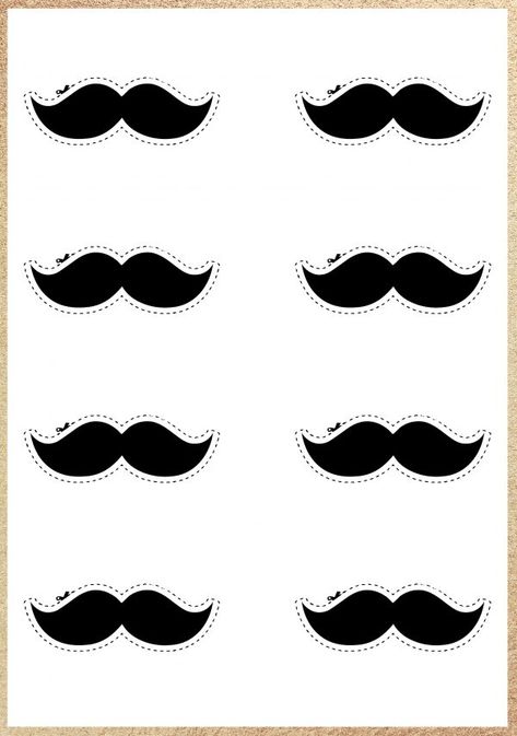 Bridal Shower Games Free, Fiesta Mexicana Ideas, Photo Booth Props Template, Bridal Shower Games Free Printables, Mustache Template, Moustache Party, Mexican Theme Party Decorations, Desenho Tom E Jerry, Diy Father's Day Crafts