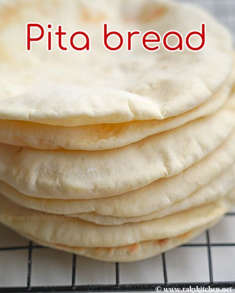 Pita bread from scratch Fluffy Flatbread, Gluten Free Pita Bread, Gluten Free Pita, Whole Wheat Pita Bread, Homemade Pita, Homemade Pita Bread, Pita Bread Recipe, Pita Recipes, Whole Wheat Pita