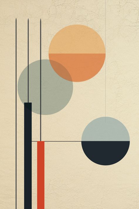 Minimalist art based on Bauhaus poster design. Created in Adobe Illustrator. Bauhaus Design Graphic, Bauhaus Color Palette, Minimalism Artwork, Minimalism Graphic Design, Bauhaus Colors, Homescreen Design, Contemporary Watercolor Art, Book Art Illustration, Vintage Minimalism