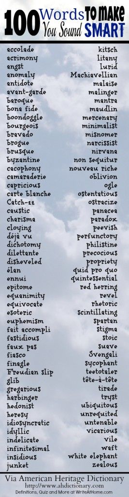 100 Words that Sound Smart for a smart character. Plan: find out what half these words mean then use them. How To Sound Smart, Reading Character, Words To Use, 100 Words, Different Languages, Published Author, Writing Words, Female Character, Mahatma Gandhi