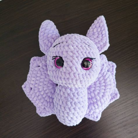 Bat Nursery, Bat Decor, Crochet Pour Halloween, Bat Plush, Crochet Bat, Custom Plush, Baby Bats, Crochet Halloween, Crochet Plush