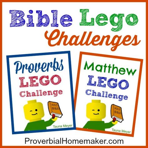 Children learn the Bible in a fresh and fun way by building through the stories! Lego Bible Lessons, Lego Bible, Christian Thanksgiving, Family Bible Study, Jesse Tree, Lego Challenge, Learn The Bible, Bible Study For Kids, Christian Education