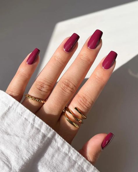 50 Most Popular 2022 Fall Nail Colors to Inspire You Solid Color Dip Powder Nails, Fall 2022 Nail Colors, Fall Nail Colors 2022, Fall 2022 Nails, November Nails Colors, Dip Nail Colors, Popular Nail Colors, Almond Acrylic, New Nail Art Design