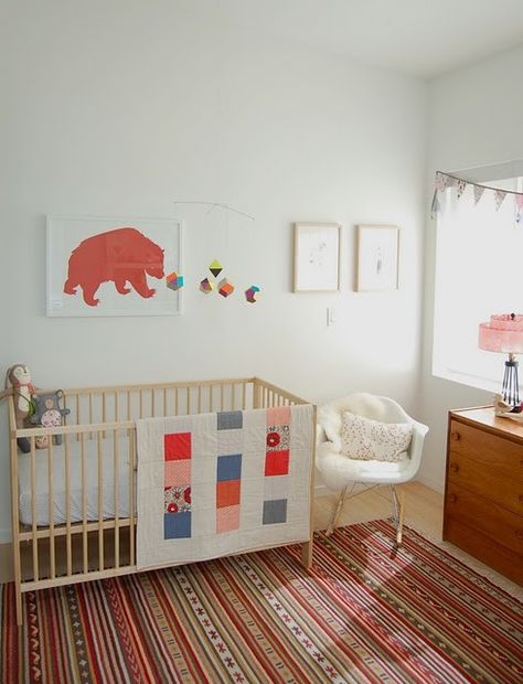 10 nice nurseries | nooshloves Nursery Window Treatments, Red Nursery, Little Spaces, Baby Nurseries, Kid Rooms, Nursery Colors, Nursery Inspo, Baby Rooms, Baby Bedroom