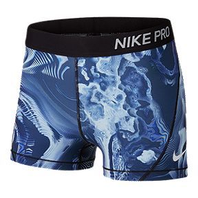 Nike Pro Women's Coral Printed 3" Shorts Nike Pro Shorts Girls, Nike Pro Outfit, Nike Spandex Shorts, Nike Wear, Workout Clothes Nike, Sports Bra Outfit, Pole Shorts, Nike Spandex, Nike Pro Spandex