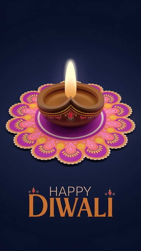 Free 3D Rendered Diwali Card with Diya Diwali 3d Image, Happy Diwali 3d Images, Deepavali Greetings Cards, Hindu Festival Of Lights, Happy Diwali Wishes Images, Diwali Card, Iphone Wallpaper Lights, Balloon Background, Diwali Diya