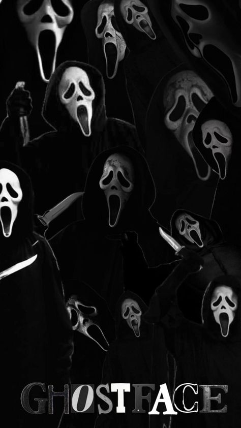 Ghostface Wallpaper Aesthetic, Ghost Face Wallpaper Aesthetic, Star Wars Wallpaper Iphone, Cute Screen Savers, Autumn Phone Wallpaper, Halloween Wallpaper Iphone Backgrounds, Halloween Wallpaper Backgrounds, Dark Black Wallpaper, Scream Halloween