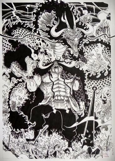 Kaido One Piece, One Piece Tattoos, One Piece Wallpaper Iphone, One Piece Wallpaper, One Piece Drawing, One Piece Comic, One Piece Pictures, Manga Anime One Piece, One Piece Fanart