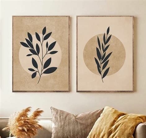 Boho Art Painting, Boho Painting, Soyut Sanat Tabloları, Neutral Wall Art, Diy Canvas Art Painting, Mini Canvas Art, Painting Art Projects, Leaf Art, Boho Art