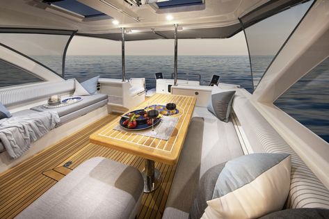 The Riviera 505 SUV features the same pedigree of a single-level alfresco entertainer, with the added dimension of the mezzanine: a beautiful wining, dining and relaxing space. Click for more info & specs ~ . . . #luxury#yacht#travel#yachting#yachtlife#luxurytravel#adventure#family#vacation#luxe#champagne#lifestyle#luxurylifestyle#luxuryyacht#motoryacht#emeraldpacificyachts#epyachts#epy#EmeraldEdition#Riviera#RivieraAustralia#newmodel#boatsforsale#yachtsales#boatsales#SUV#mezzanine Suv 2023, Yacht Interior Design, Yacht Model, Yacht Builders, Adventure Family, Relaxing Space, Yacht Interior, Wealth And Abundance, Yacht Life