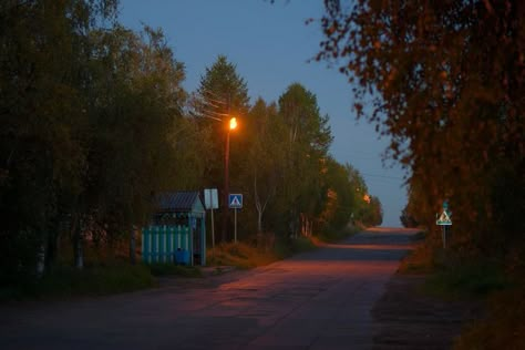 Empty Road, Midwest Emo, Serial Experiments Lain, Night Walk, Street Lights, Liminal Spaces, Spotify Covers, Blue Hour, Cinematic Photography