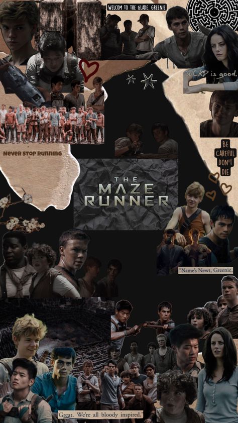 “The Maze Runner” wallpaper The Maze Runner Characters, The Maze Runner Wallpaper, Colin Ritman, Book Marks Design, Book Marks Design Ideas, Maze Runner Wallpaper, Thomas And Newt, Runner Wallpaper, Maze Runner Characters