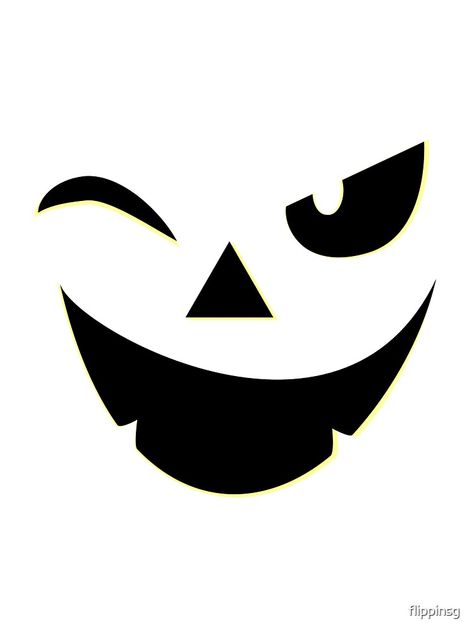 "Winking Pumpkin Jack-O-Lantern " Kids T-Shirt for Sale by flippinsg Hockey Jack O Lantern, Free Jack O Lantern Svg, Easy Jack O Lantern Faces To Draw, Goofy Jack O Lantern Faces, Jack O Lantern Faces Patterns, Funny Jack O Lanterns, Jack O Lantern Cat, Jack O Lantern Faces, Lantern Ideas