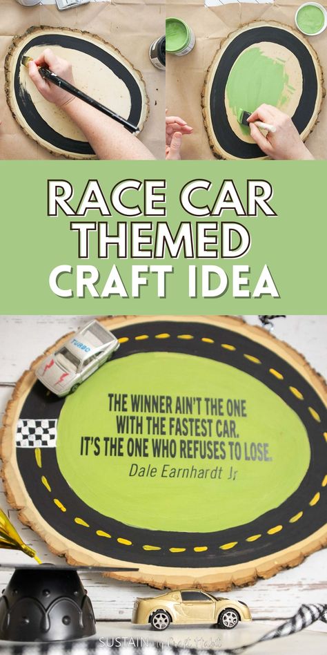 Racing Crafts For Kids, Race Car Crafts, Racing Decorations, Race Car Craft, Race Car Party Decorations, Race Car Themes, Scout Camp, Kids Races, Car Diy