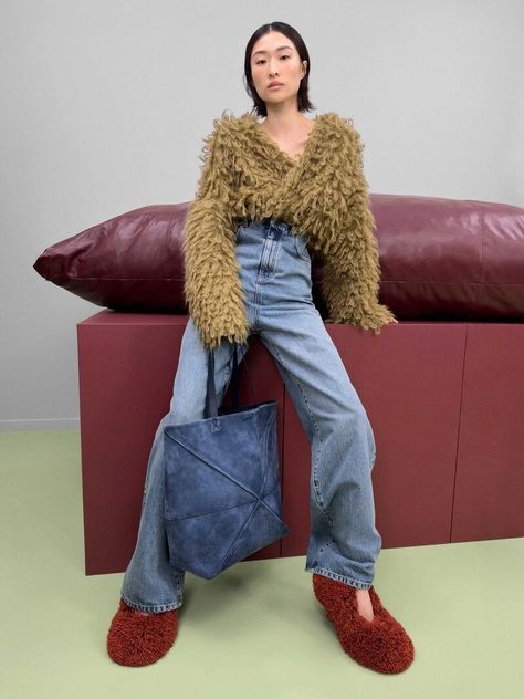 Jeanne Cadieu, Maximalist Outfit, Resort 2024 Collection, Resort 2024, Head Scarf Styles, Fluffy Sweater, Spring Summer 2024, Jewelry Outfit, 2024 Collection