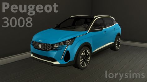 2021 Peugeot 3008 from Lory Sims • Sims 4 Downloads The Sims 4 Cars Mod, Lory Sims Cars, Sims 4 Deco Cars, Driveable Cars Sims 4, Sims 2 Cars Cc, Sims 2 Cars, Peugeot 3008, Sims Mods, Peugeot