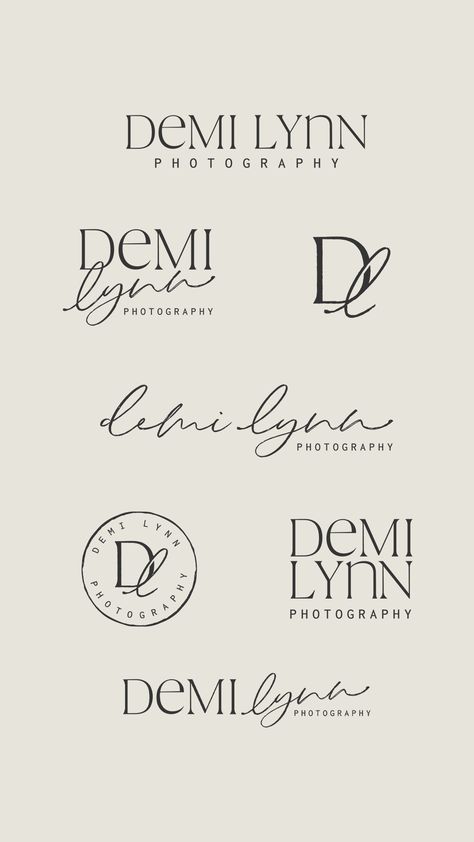 Dark Moody Photography Branding Logo Design Creative Business Logo Ideas, Classy Logos Ideas, Luxury Logo Ideas Branding, Unique Photography Logo, Luxury Monogram Logo Design, Photography Logo Branding, Minimalistic Logo Design Inspiration, Personal Logos Ideas, Branding Logo Variations