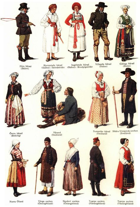 Traditional clothing of different countries around the wor… | Flickr Sweden Costume, Nordic Clothing, Sweden Clothing, Swedish Clothing, Swedish Traditions, History Fashion, European Culture, National Dress, Folk Dresses