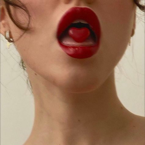 Red Lipstick, Red Lips, A Woman, Lips, Funny, Red