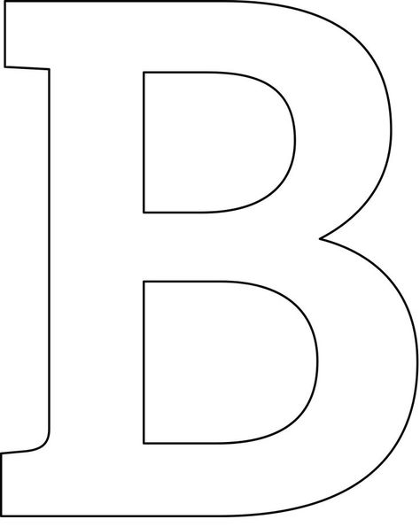 Letter B Printable Awesome 25 Best Ideas About Alphabet Stencils On Letter B Printable, Embroidery Tshirts, Block Letter Alphabet, String Art Letters, Large Letter Stencils, Stencil Alphabet, Applique Template, Free Stencil Maker, Alphabet Letter Templates