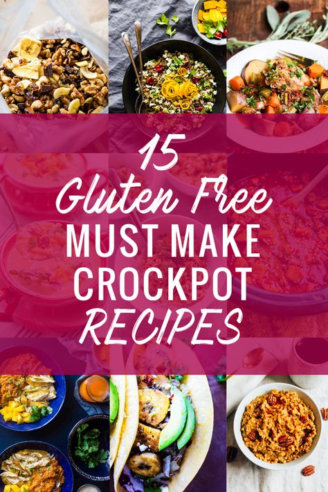 Gluten Free Crockpot Recipes, Gluten Free Crockpot, Gluten Free Slow Cooker Recipes, Gluten Free Crock Pot Recipes, Easy Crockpot Recipes Healthy, Crock Pot Recipes, Gluten Free Living, Recetas Keto, Healthy Slow Cooker