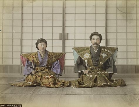 Minneapolis Institute of Art - The Collection Man With Moustache, Grey Kimono, Purple Kimono, Person Photo, Japanese Photography, Japan Photography, Japan Photo, Vintage Photographs, Girls Wear