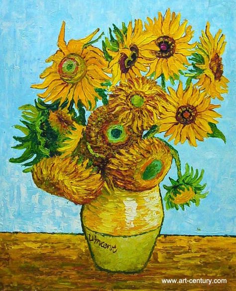 Easy Famous Paintings, Famous Impressionist Paintings, Sunset Paintings, Vincent Willem Van Gogh, Famous Artists Paintings, Flowers Kitchen, Canvas Oil Painting, Paintings Famous, Arte Van Gogh