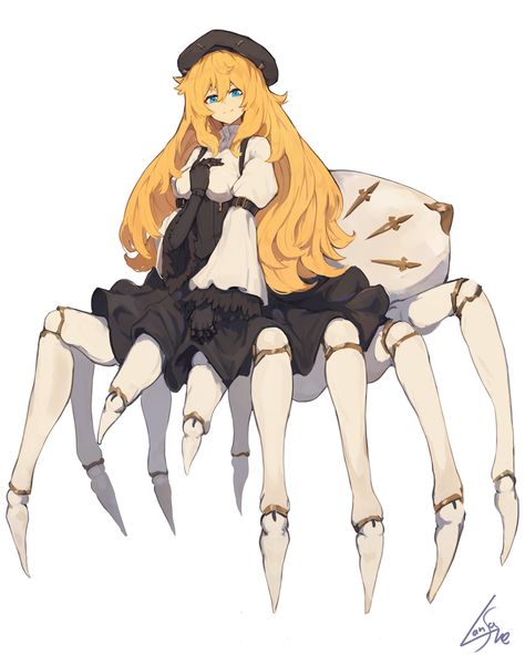 Forest People, Female Monster, Monster Girl Encyclopedia, Monster Musume, Anime Monsters, Spider Art, Spider Girl, Alien Concept Art, Monster Concept Art