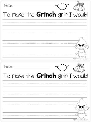 Krazee 4 Kindergarten: GRINCH Day FREEBIE Grinch Day, December Themes, Grinch Ideas, December Lessons, Book Bin Labels, Preschool Room, Word Family Activities, Christmas Lesson, Christmas Teaching