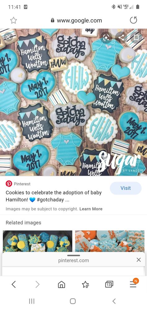 Adoption Party Cookies, Adoption Cookies Decorated, Adoption Cookies, Construction Cookies, Pinterest Cookies, Adoption Party, Adoption Day, Gotcha Day, Step Parenting