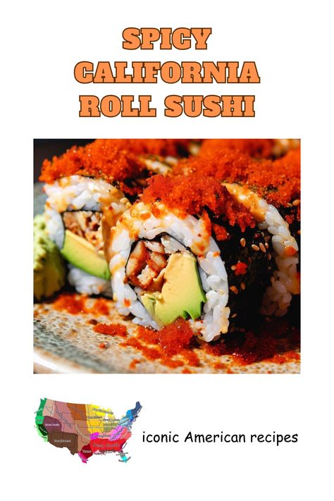 Looking for a homemade sushi recipe? Look no further! This easy homemade spicy California roll recipe will have you making sushi like a pro in no time. Impress your friends and family with this flavorful and delicious sushi roll that combines the freshness of avocado and cucumber with the heat of spicy mayo. Follow the step-by-step instructions. #sushi #homemade #recipe #spicy #CaliforniaRoll California Roll Recipe, California Roll Recipes, Spicy California Roll, Sushi Homemade, Crab Avocado, Avocado And Cucumber, California Roll Sushi, Sushi Recipes Homemade, Making Sushi