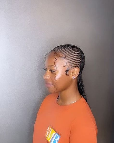 The Braid Gawd on Instagram: "Small Straight Backs With Boho Ends 🔥🔥🔥 To Book This Look Visit Www.TheGawdestHairCo.Com #SmallStraightBacksWithBohoEnds #TheBraidGawd #TheRawest #StylesOfPrettyLips #HairByAsh #BlessedHands #TheBraidGuru #NiceAndBeat #Gawdgeous #MiamiBraider" Boho Straight Backs Braids, Backline Hairstyle Braids, Small Straight Back Braids, Small Straight Backs, Straight Back Styles, Small Cornrows, Straight Backs, Straight Back Braids, Straight Back Cornrows