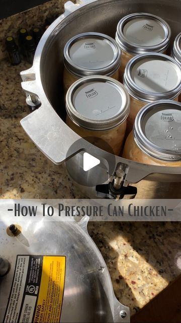 Canning Chicken, Spicy Chicken Tacos, Taco Chicken, Canned Meat, Canning Lids, Chili Seasoning, Pressure Canning, Canned Chicken, Chicken Noodle Soup